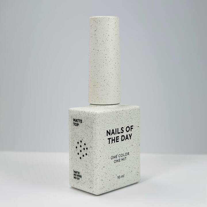 NOTD. Matte Top, No Wipe, 10 ml, матовий топ без липкого шару #2