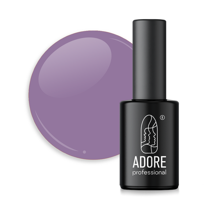 ADORE. Marble Glass Gel Polish, #MG-14, Amethyst, 8 ml. Glasmalerei-Gel-Lack, fliederfarbene Glasur #1