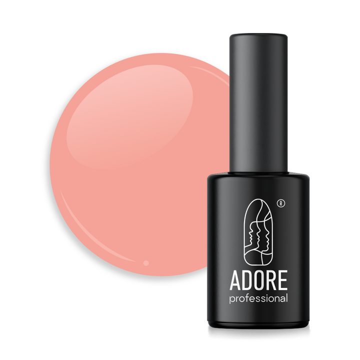 ADORE. Marble Glass Gel Polish, #MG-17, Coral, 8 ml. Вітражний гель-лак, коралова глазур #1