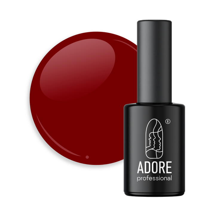ADORE. Marble Glass Gel Polish, #MG-36, Blood, 8 ml. Вітражний гель-лак, яскраво-червоний #1
