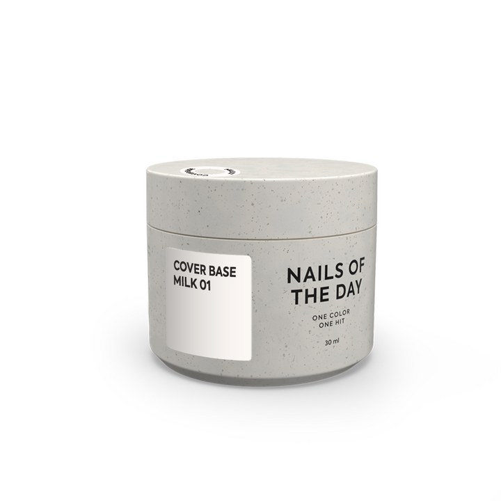 NOTD. Cover Base Milk #01, NEW Formula, 30 ml, напівпрозора холодно–молочна база #2