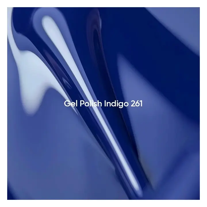 NOTD. Gel Polish, Indigo, #261, 10 ml. Гель-лак, темно-синій #3