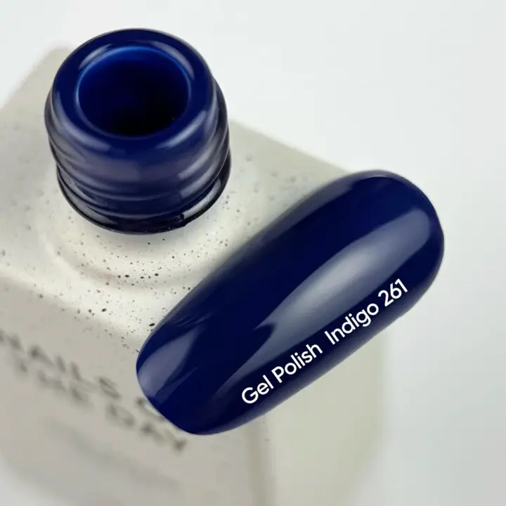 NOTD. Gel Polish, Indigo, #261, 10 ml. Гель-лак, темно-синій #2