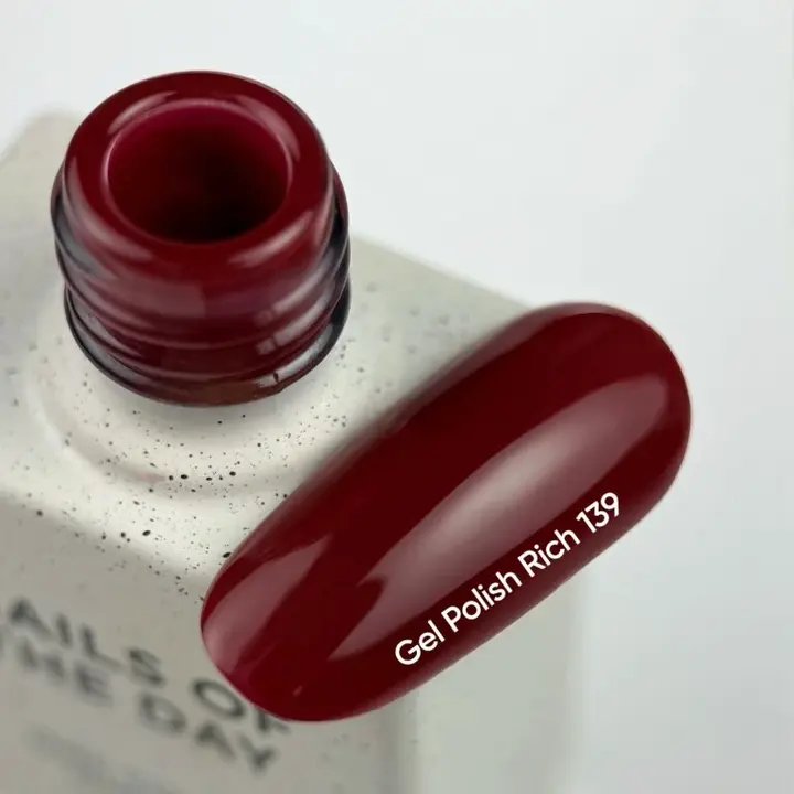 NOTD. Gel Polish, Rich, #139, 10 ml. Гель-лак, червоний #2