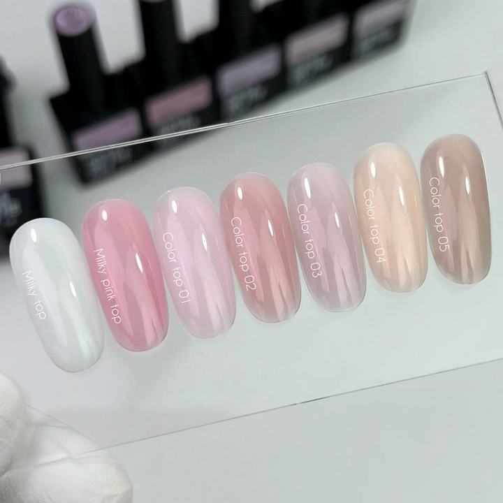NOTD. Milky Top, 10 ml, Top ohne Klebeschicht, zart-milchig #2