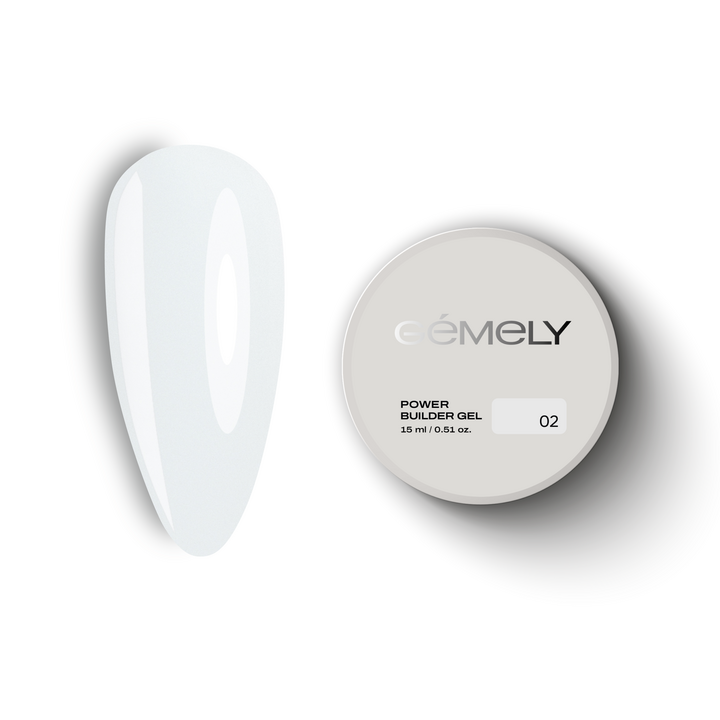 GÉMELY (ex GA&MA). Power builder gel #2, 15 ml, gel dur #4