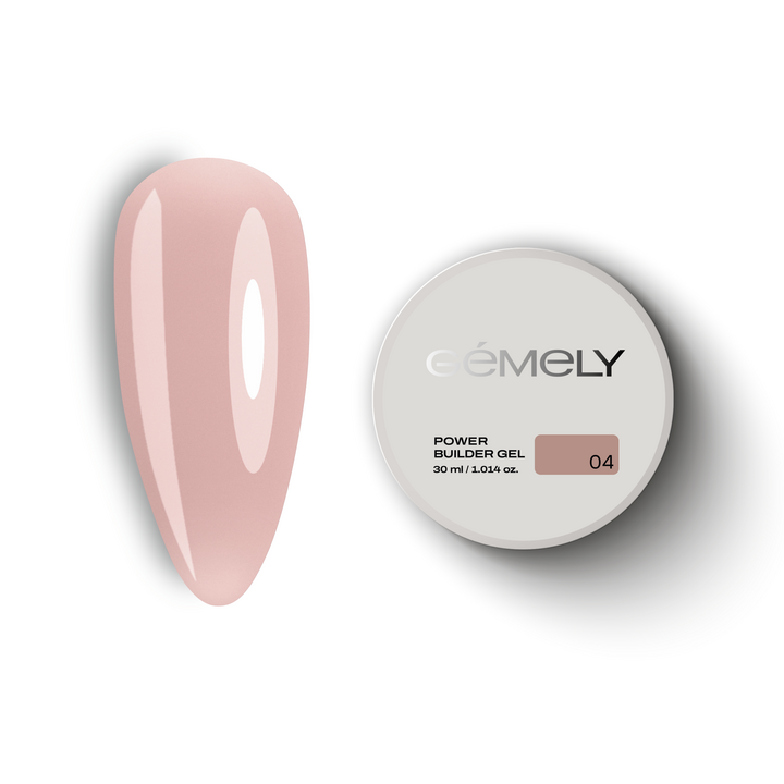 GÉMELY (ex GA&MA). Power builder gel #4, 30 ml, hard gel #2
