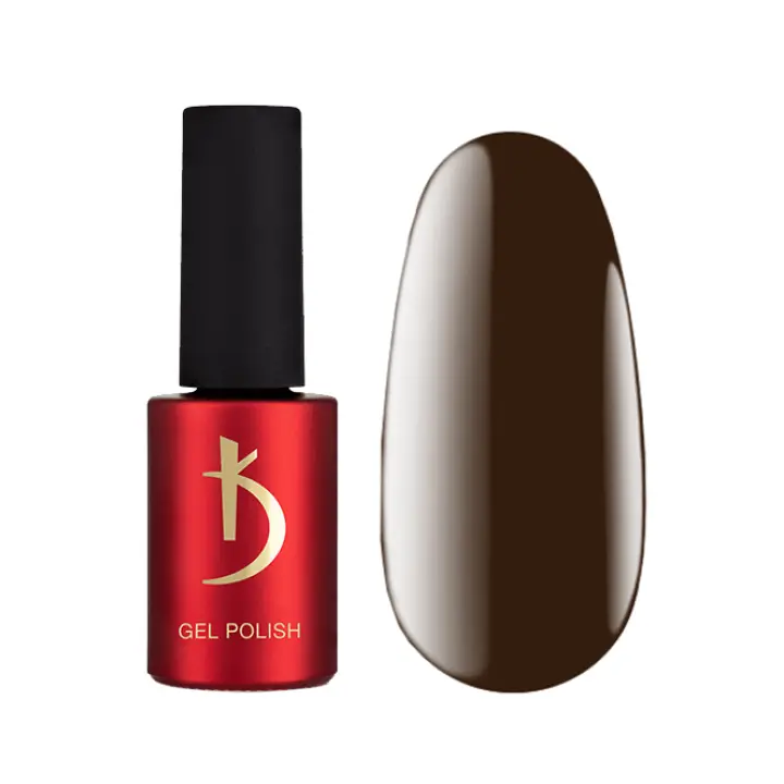KODI Gel Polish Golden Brown #09, ciemny brązowy, 7 ml, gel polish #1