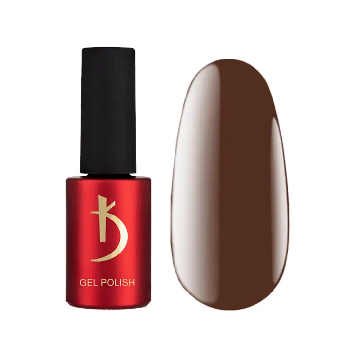 KODI Gel Polish Golden Brown #10, kasztanowo-brązowy, 7 ml, gel polish #1
