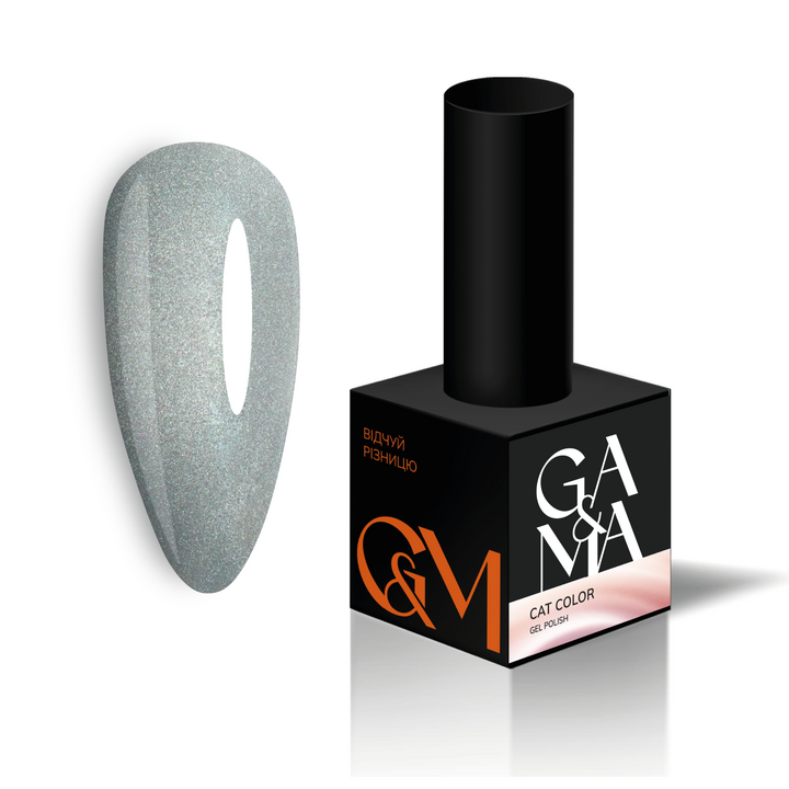 GA&MA. Gel polish Cat Color, #002. Гель-лак з шимером «Котяче око», 6 ml #2