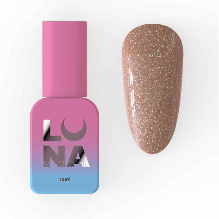 LUNAmoon. Cover BASE #9, Coffe with SHIMMER, 13 ml #1