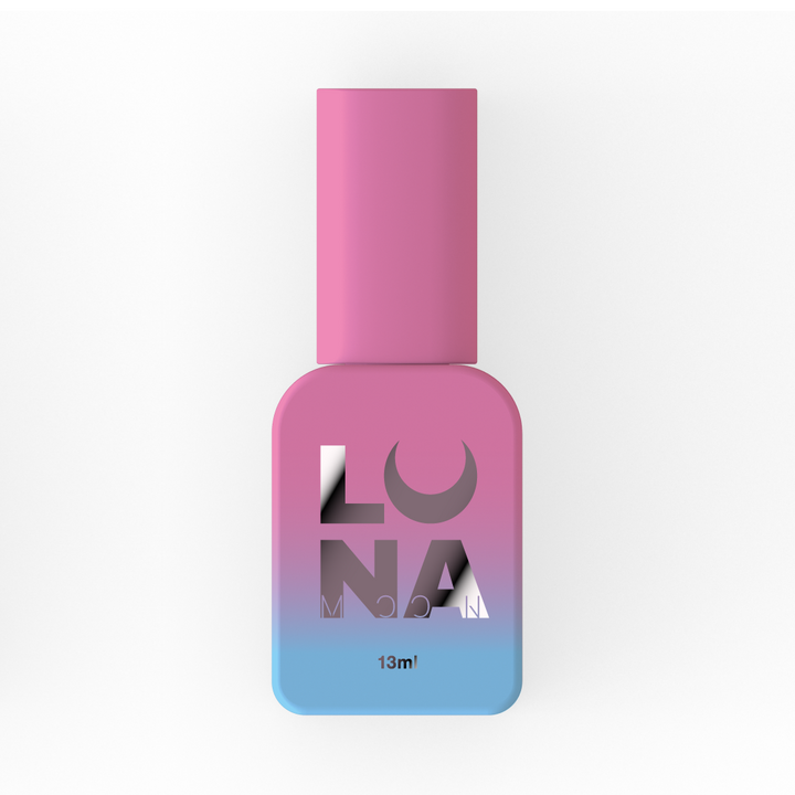 LUNAmoon. Crystal Top Coat (anti-scratches), no sticky, 13 ml, міцний глянцевий топ без липкого шару #1