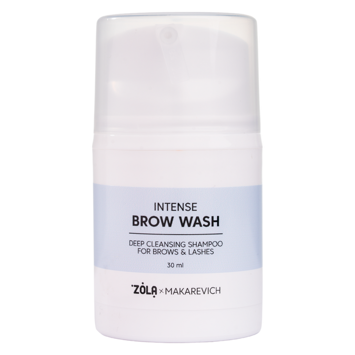 ZOLA x Makarevich. Brow & Lash Deep Cleansing Shampoo, Intense Brow Wash, 30 ml. Шампунь глибокої очистки для брів та вій #1