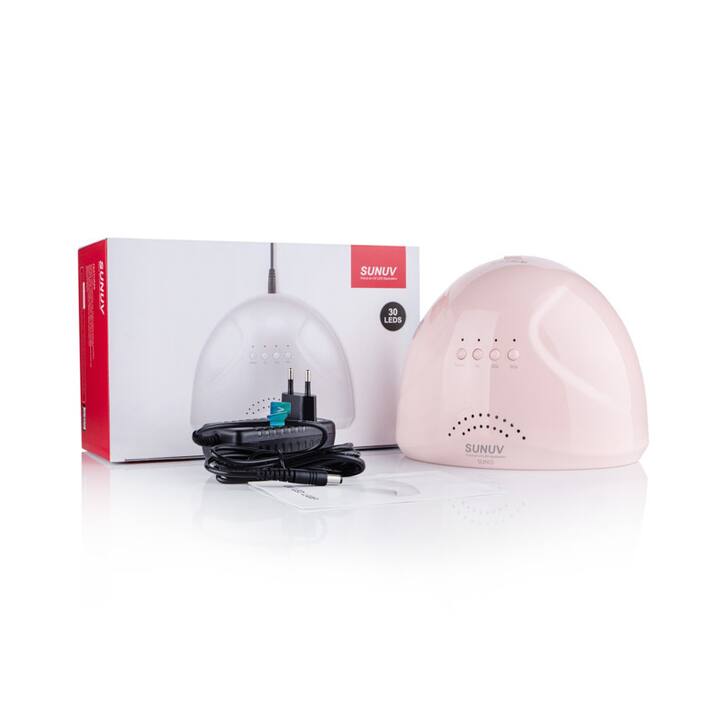 SUNUV. UV-LED Lamp SUN 1 (original, new level), Pink. Рожева лампа з новими кварцевими діодами (оригінал із сертифікацією та гарантією) #5