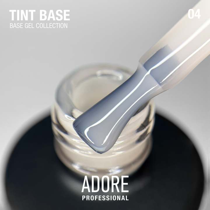 ADORE. Tint Base, №04, Soywax, 15 ml. Półprzezroczysta kolorowa baza do paznokci #2