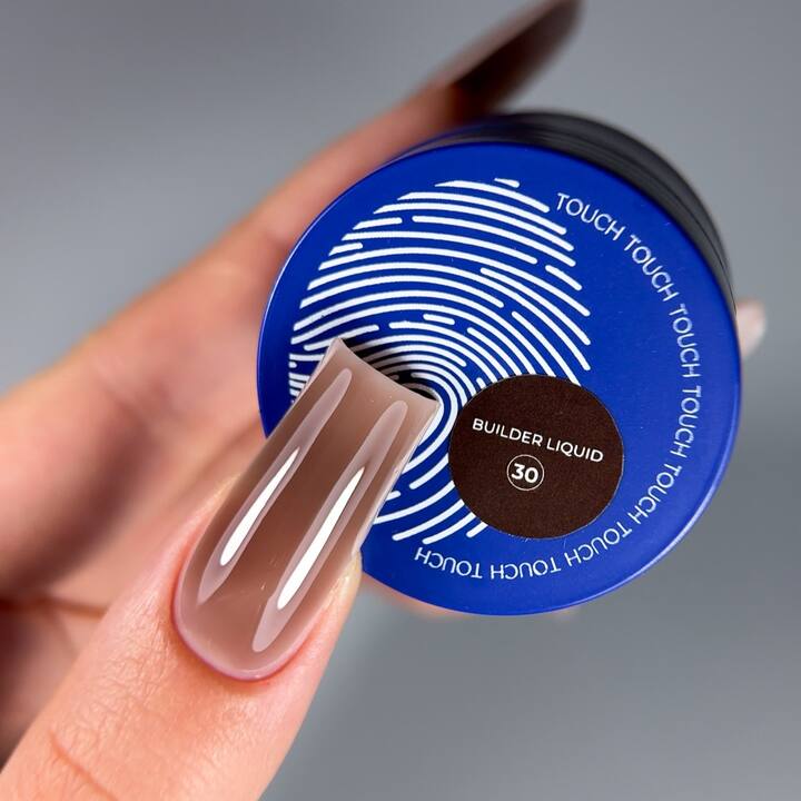 TOUCH. Liquid Builder Gel #30, 15 ml, starkes flüssiges Gel für Nagelverlängerung #2