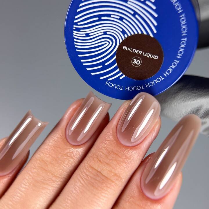 TOUCH. Liquid Builder Gel #30, 15 ml, starkes flüssiges Gel für Nagelverlängerung #3