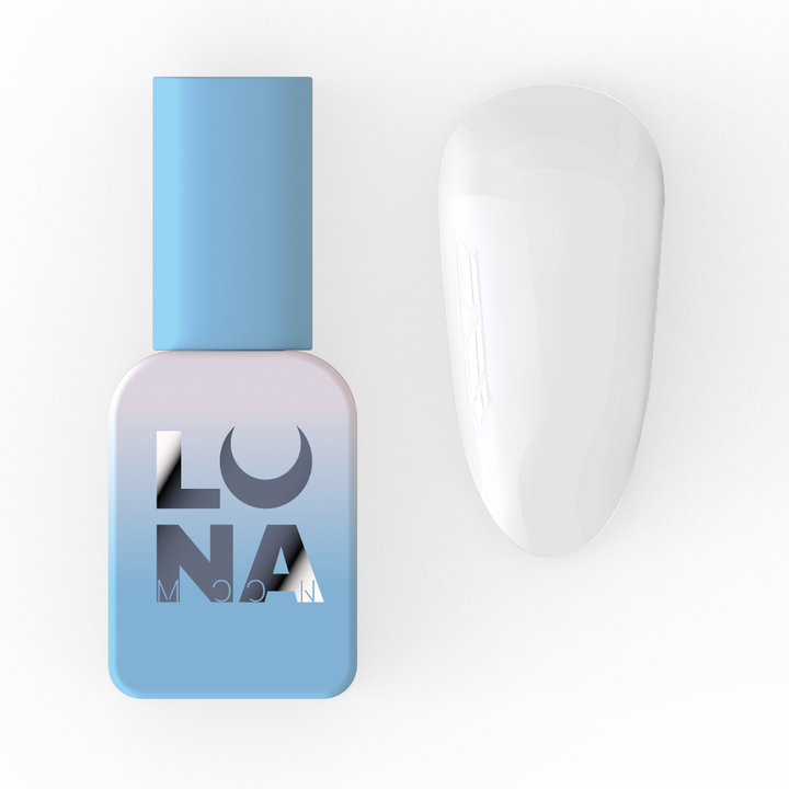 LUNAmoon. Gel Polish #02, White, 8 ml, гель-лак, білий #1