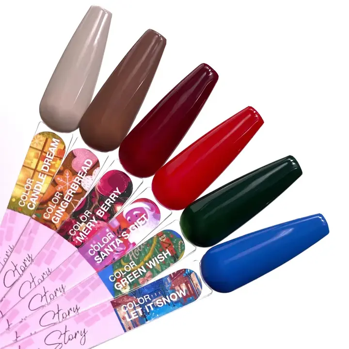 LUNAmoon. "CHRISTMAS STORY" Collection, Gel Polish, 6 pcs*8 ml #3