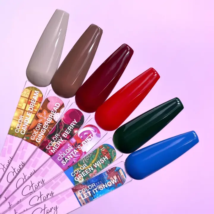 LUNAmoon. "CHRISTMAS STORY" Collection, Gel Polish, 6 pcs*8 ml #4
