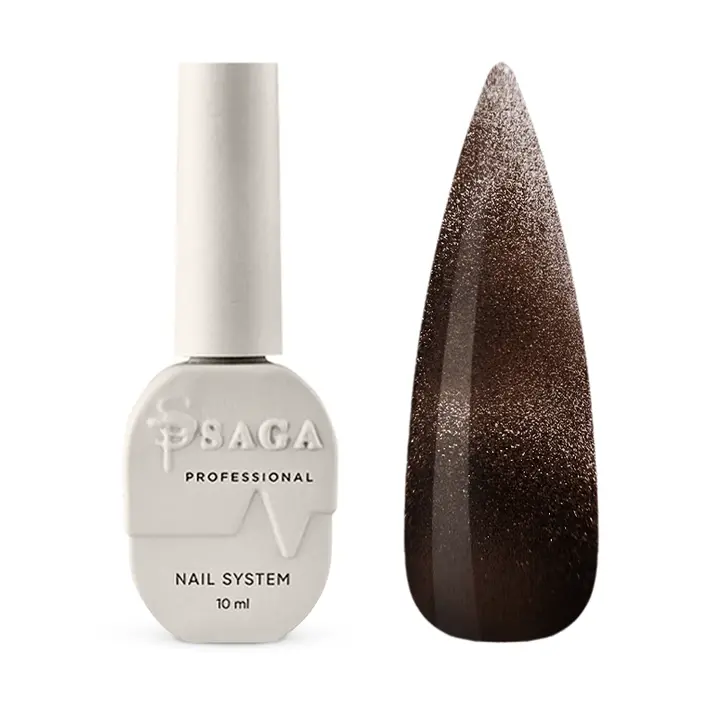 SAGA. Cat's Eye Gel Polish "Dream Cat", #04, 10 ml. Gel polish "Œil de chat" cristal #1