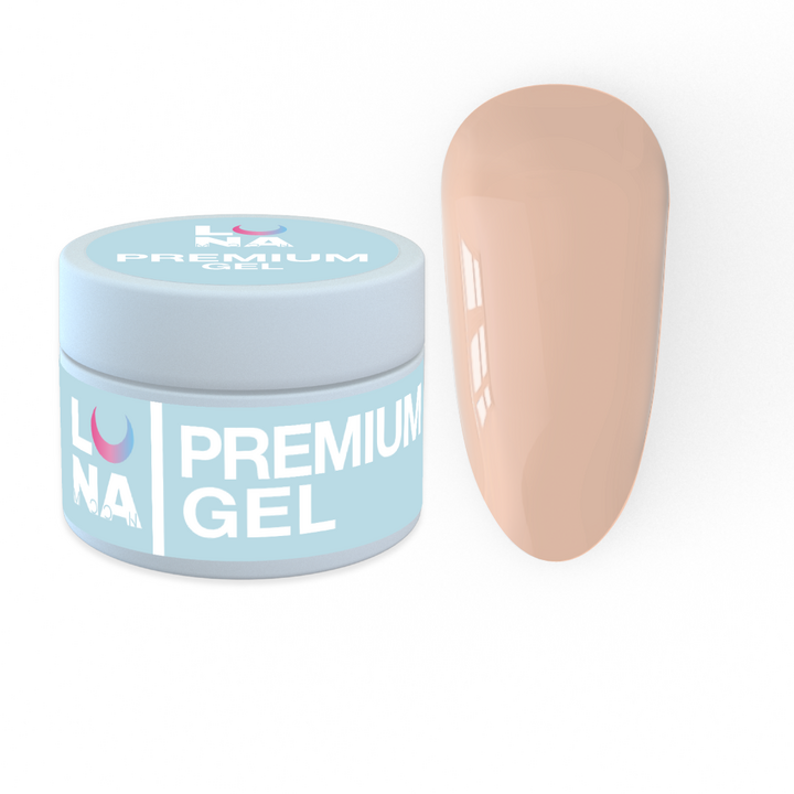 LUNAmoon. Premium Builder Gel #25 Classic beige, 15 ml, builder gel, classic beige #2