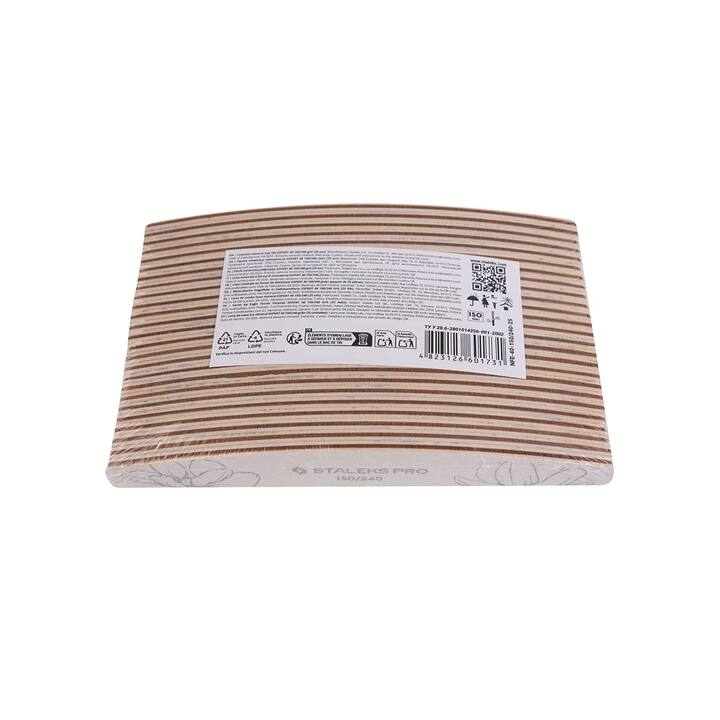 STALEKS. Set da 25 pz., Lima 'mezzaluna' 150/240 grit, minerale EXPERT 40 #5