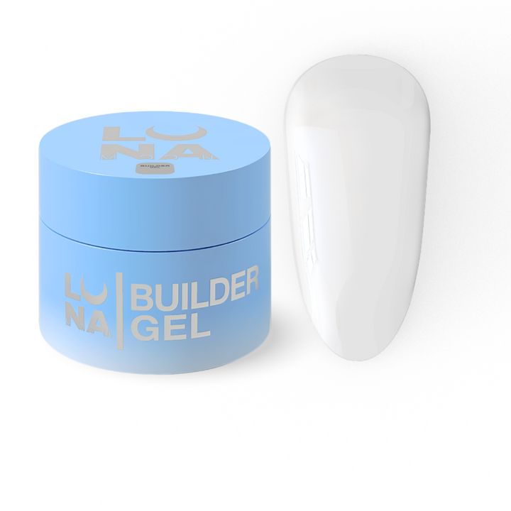LUNAmoon. Premium Builder Gel #01 Clear, 50 ml, гель моделюючий, прозорий #1
