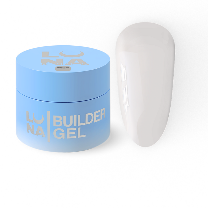 LUNAmoon. Premium Builder Gel #02 Milky, 30 ml, гель моделюючий, молочний #1