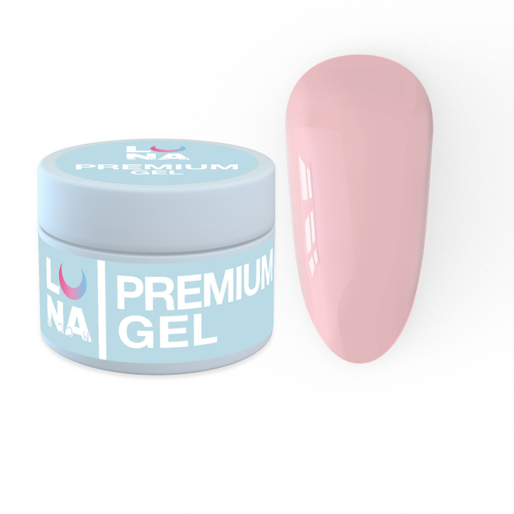 LUNAmoon. Premium Builder Gel #07 Pink, 15 ml, Builder Gel, rosa #2