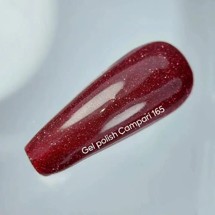 NOTD. Reflective Gel Polish Campari #165, 10 ml, гель-лак світловідбиваючий #5