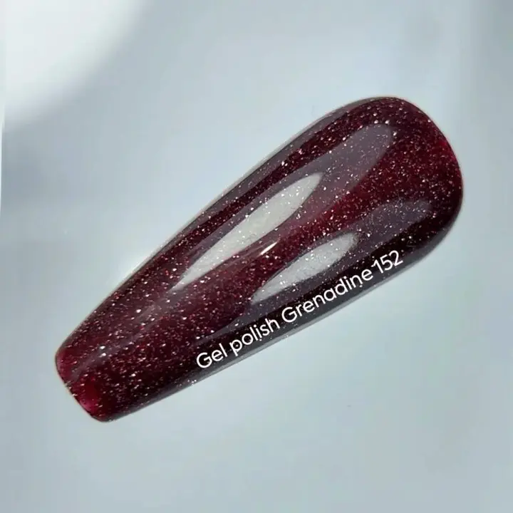 NOTD. Reflective Gel Polish Grenadine #152, 10 ml, lakier hybrydowy odblaskowy #5