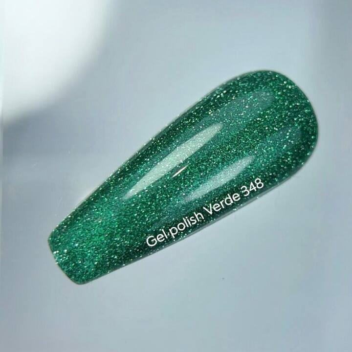 NOTD. Reflective Gel Polish Verde #348, 10 ml, гель-лак світловідбиваючий #5
