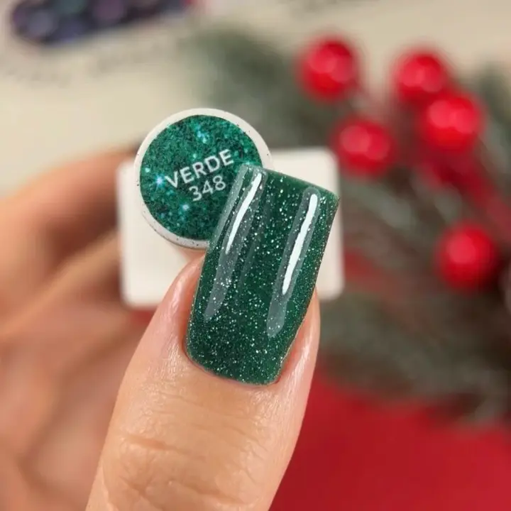 NOTD. Reflective Gel Polish Verde #348, 10 ml, гель-лак світловідбиваючий #4