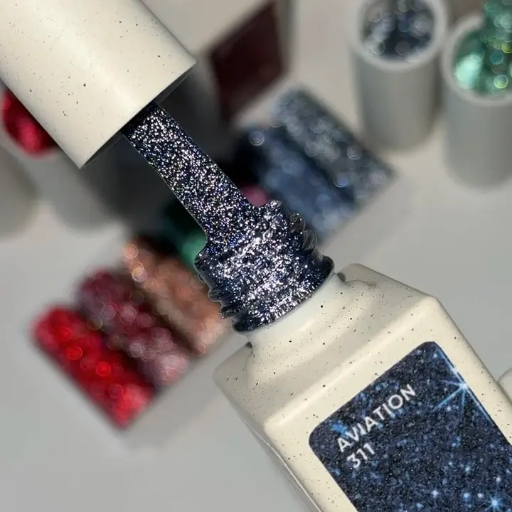NOTD. Reflective Gel Polish Aviation #311, 10 ml, гель-лак світловідбиваючий #3