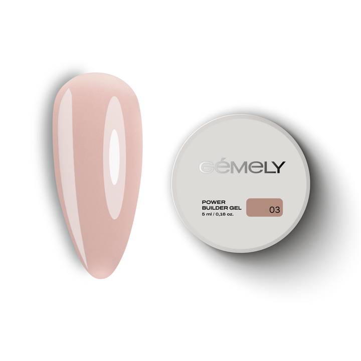 GÉMELY (ex GA&MA). Power builder gel #3, 5 ml, builder gel #1