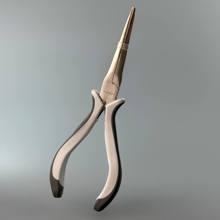 TOUCH. Needle-nose Pliers, for nail shaping, Тонкогубці для формування арки #4