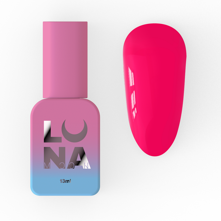 LUNAmoon. Light Acrygel #19 Neon ruby, 13 ml, gel líquido, neón rubí #1