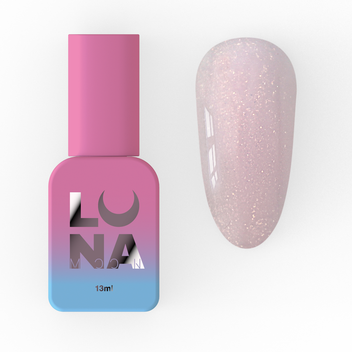 LUNAmoon. Light Acrygel #50 Light pink with shimmer, 13 ml, Flüssiggel zur Verstärkung, hellrosa mit Schimmer #1