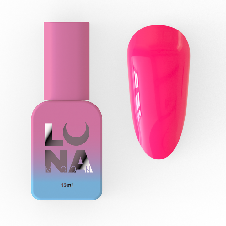 LUNAmoon. Light Acrygel #20 Neon pink, 13 ml, gel líquido, neón rosa #1