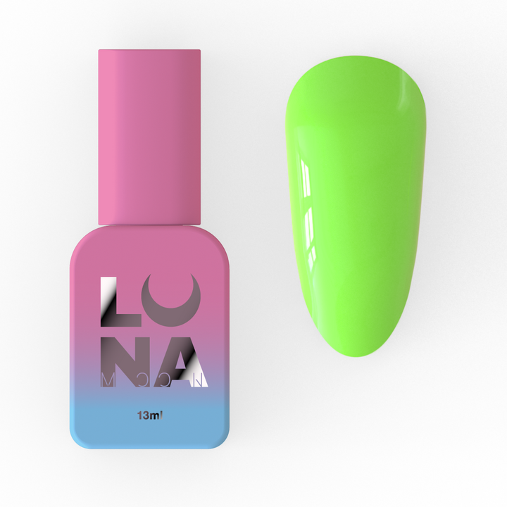 LUNAmoon. Light Acrygel #23 Neon green, 13 ml, gel líquido, verde neón #1