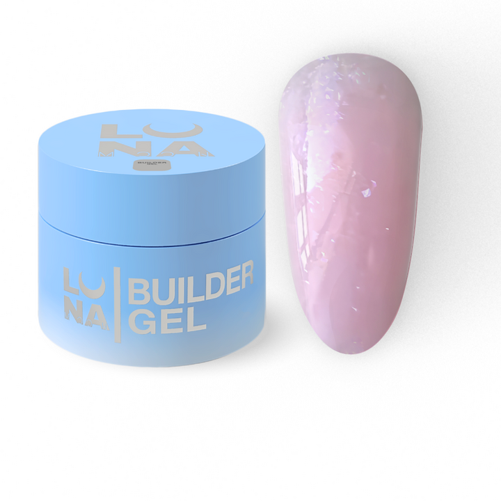 LUNAmoon. Diamond Builder Gel #11, 15 ml, gel de construction avec paillettes #1