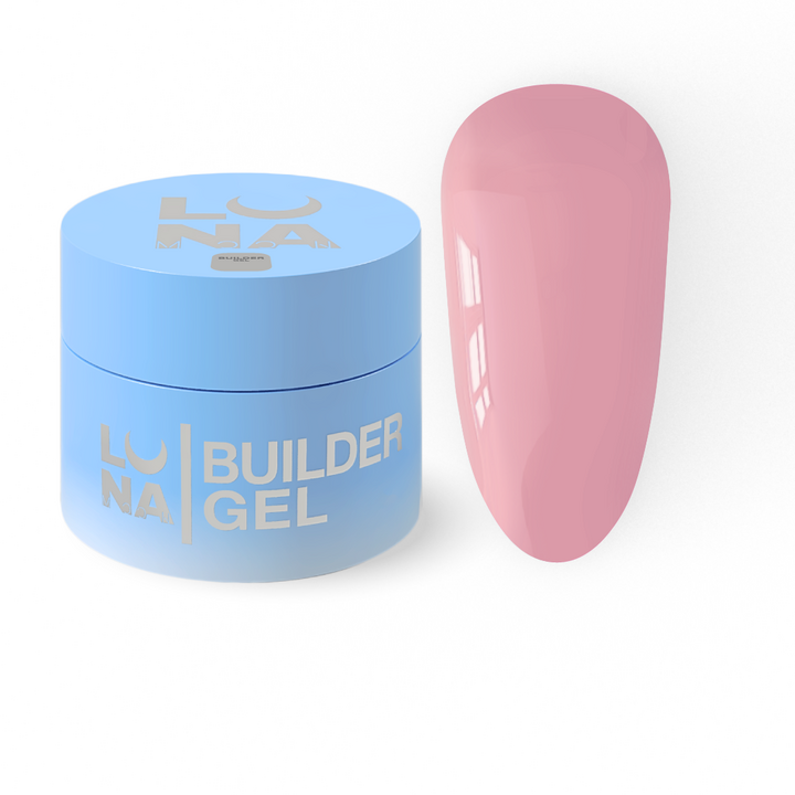 LUNAmoon. Light Acrygel #6 Pink, 50 ml, liquid gel, rose quartz #1