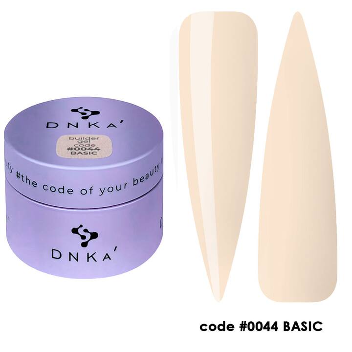 DNKa’. Builder Gel Basic, #0044, NEW FORMULA, 30 ml, гель для моделювання та укріплення #1