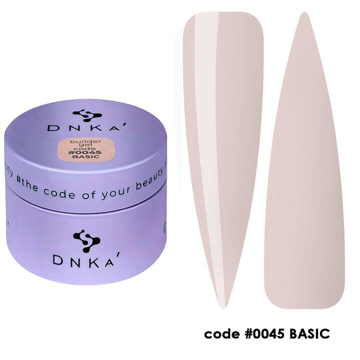 DNKa’. Builder Gel Basic, #0045, NEW FORMULA, 30 ml, гель для моделювання та укріплення #1