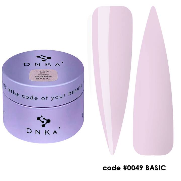 DNKa’. Builder Gel Basic, #0049, NEW FORMULA, 30 ml, гель для моделювання та укріплення #1