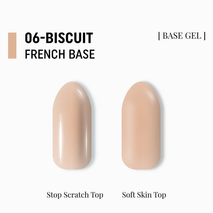 ADORE. French Base,  №06, Biscuit, 15 ml. Камуфлююча база #2