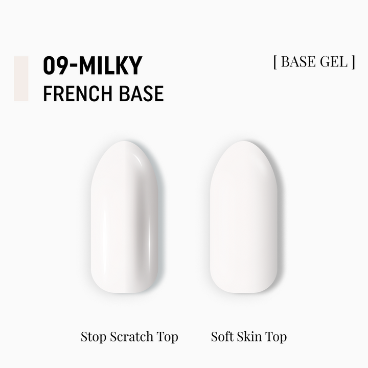 ADORE. French Base,  №09, Milky, 15 ml. Камуфлююча база #2