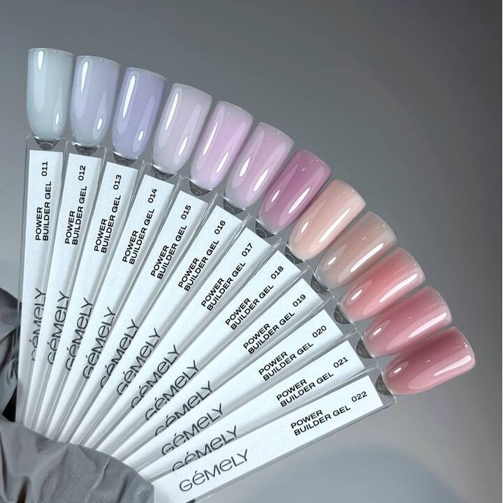 GÉMELY (ex GA&MA). Power builder gel #17, 15 ml, твердий гель #3