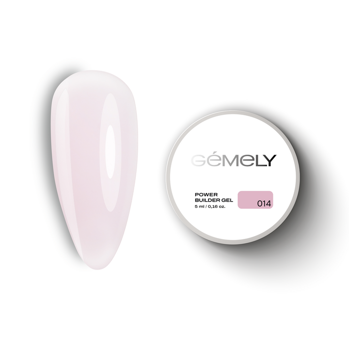 GÉMELY (ex GA&MA). Power builder gel #14, 5 ml, gel duro #1